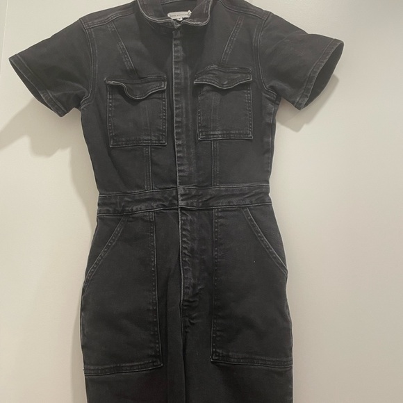 Good American Fit for Success Jumpsuit black denim size 2 - Picture 8 of 16